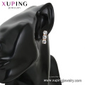 96902 xuping moda brincos de argola de diamante de simulação para as mulheres